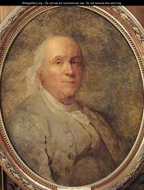 Portrait of Benjamin Franklin - Joseph Siffrein Duplessis