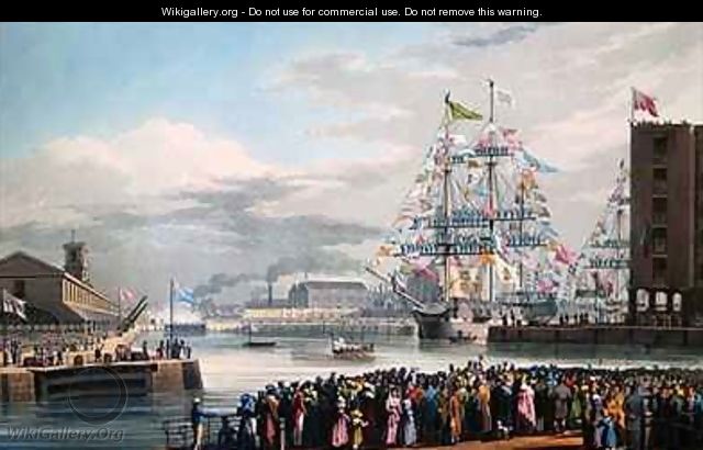 The Opening of St Katharine Docks - Edward Duncan