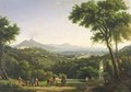 View of Naples from Capodimonte - Alexandre-Hyacinthe Dunouy