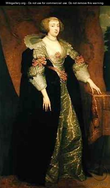 Margaret of Lorraine 1615-72 - (after) Dyck, Sir Anthony van