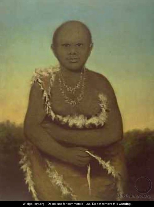 Portrait of Truganini daughter of the Chief of Bruny Island Van Diemens Land - Benjamin Duterrau