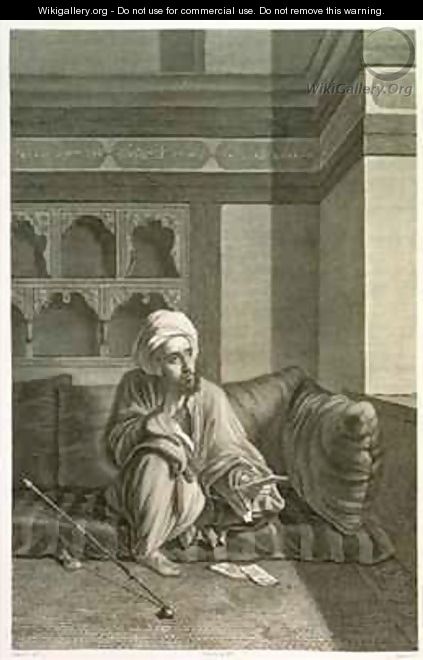 The Astronomer from Volume II Costumes and Portraits of Description of Egypt - (after) Dutertre, Andre