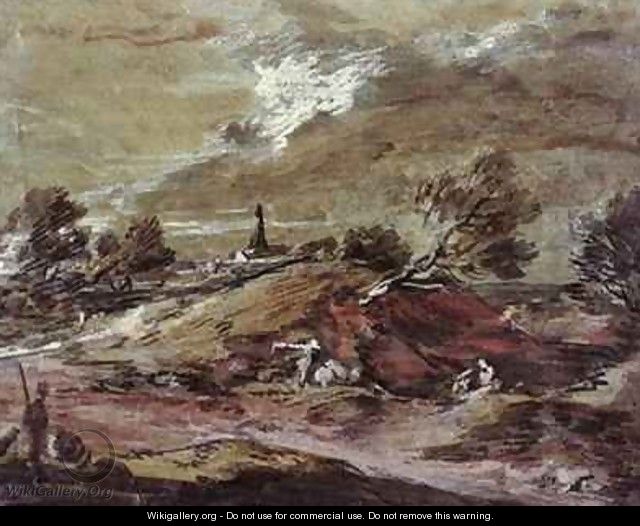 Landscape Storm Effect - Thomas Gainsborough