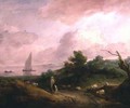 Coastal Landscape with a Shepherd and his Flock - Thomas Gainsborough