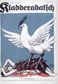 France as the dove of peace with eagles claws trapping a caricature of the Rhine - Werner Gahmann