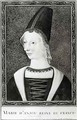 Marie dAnjou 1404-63 Queen of France - Francois Roger de Gaignieres