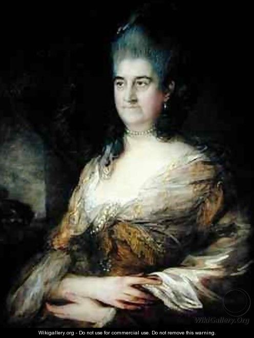 Portrait of a Lady said to be Elizabeth Chudleigh - Thomas Gainsborough