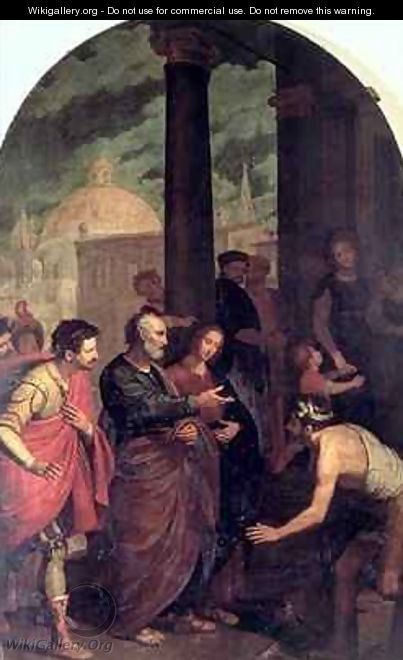 St Peter and St John Healing a Cripple - Cosimo Gamberucci or Gambaruccio