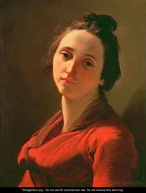 Portrait of a Young Woman Thought to be the Artists Wife - Ubaldo Gandolfi