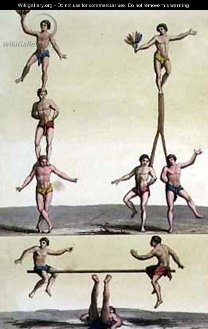 Mexicans Performing Gymnastics - Gallo Gallina