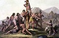 Peruvian Indians Making a Sacrifice - Gallo Gallina