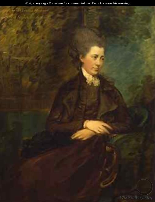 Portrait of Georgiana Poyntz Countess Spencer - Thomas Gainsborough
