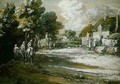 Travellers Passing a Village - Thomas Gainsborough