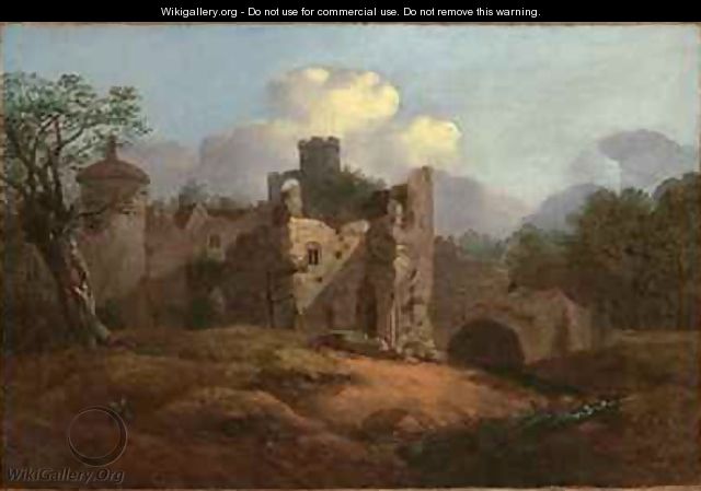 Landscape with a Ruined Castle - Thomas Gainsborough