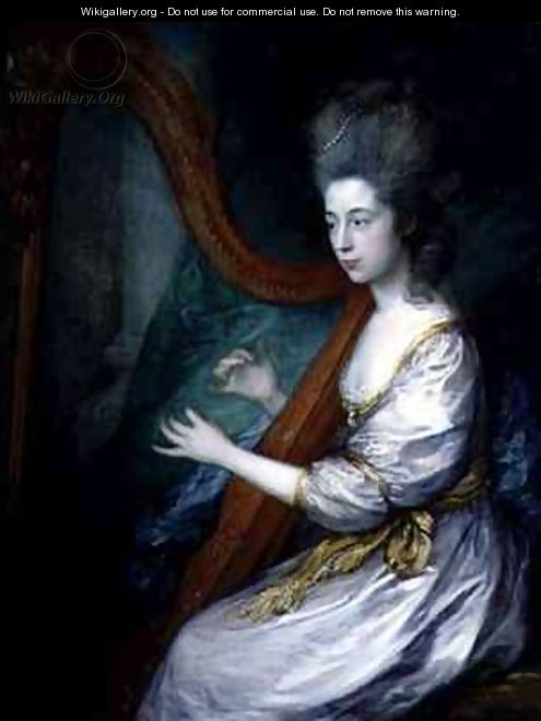 Portrait of Louisa Lady Clarges - Thomas Gainsborough