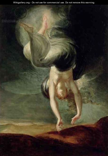 Titania finds the magic ring on the shore from Oberon by Christoph Martin Wieland - Johann Heinrich Fussli