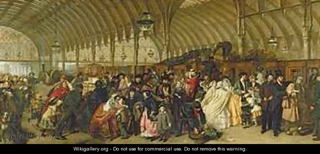 The Railway Station 2 - William Powell Frith