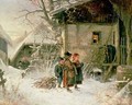Children in the Snow - Bernard Frohlich