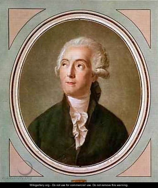 Portrait of Antoine Laurent de Lavoisier 1743-94 French chemist - Jean Francois Garneray