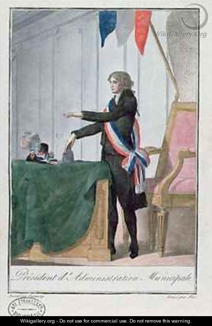President dAdministration Municipale during the period of the Directoire 1795-99 in France - Jean Francois Garneray
