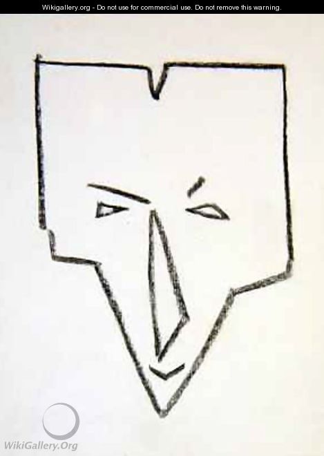 Ethnic Mask Head - Henri Gaudier-Brzeska