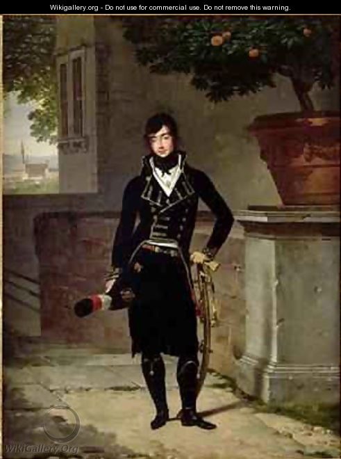Portrait of an Officer of the Cisalpine Republic - Louis Gauffier