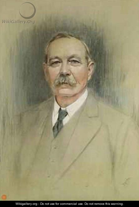 Portrait of Sir Arthur Conan Doyle - William Henry Gates