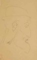Portrait of an Old Man right profile - Henri Gaudier-Brzeska