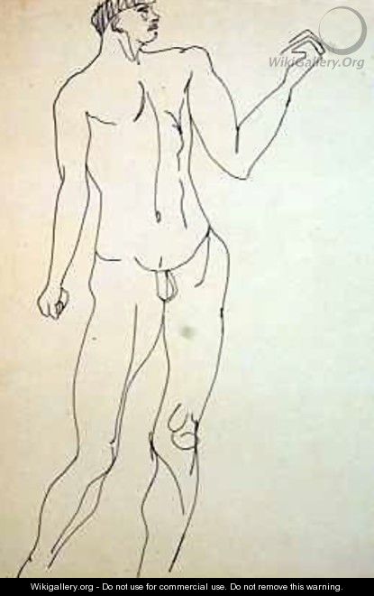 The Boy Lunn Posing - Henri Gaudier-Brzeska