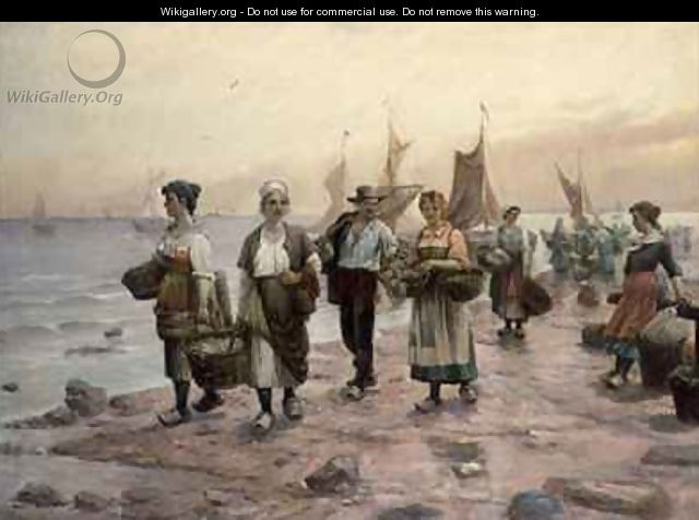 Fisherfolk returning - L. Gartner