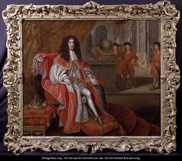 Charles II at Court - Henri Gascard