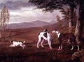 Greyhounds in a Landscape - George Garrard