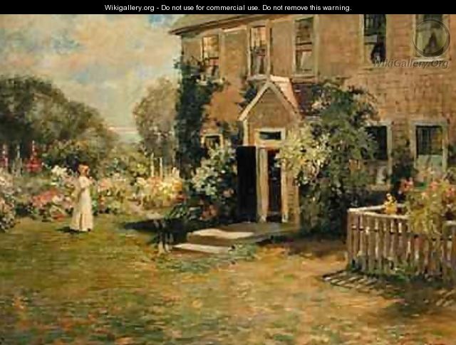 A New England Cottage - Edmund Henry Garrett