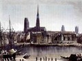 View of Rouen from Views on the Seine - (after) Gendall, John