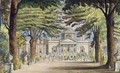 Principal front of Chiswick House - (after) Gendall, John