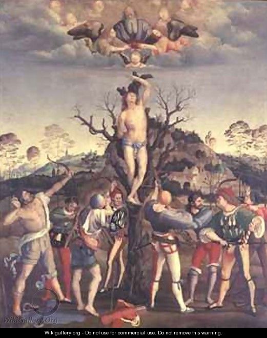 The Martyrdom of Saint Sebastian - Girolamo Genga