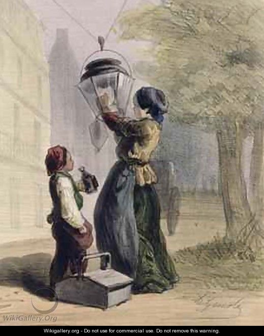 The Lamplighter - Alfred Andre Geniole
