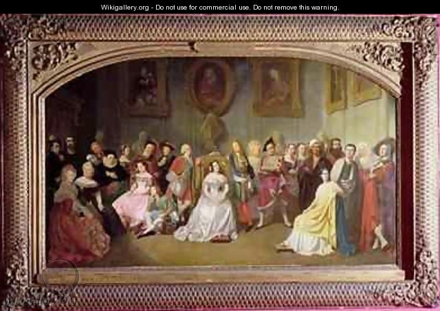 Members of the Comedie Francaise in 1840 - Edmond Aime Florentin Geffroy