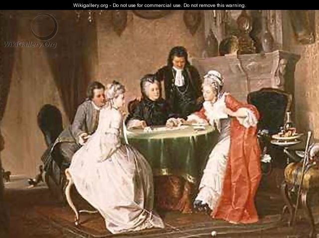 The Card Game - Johann Joseph Geisser