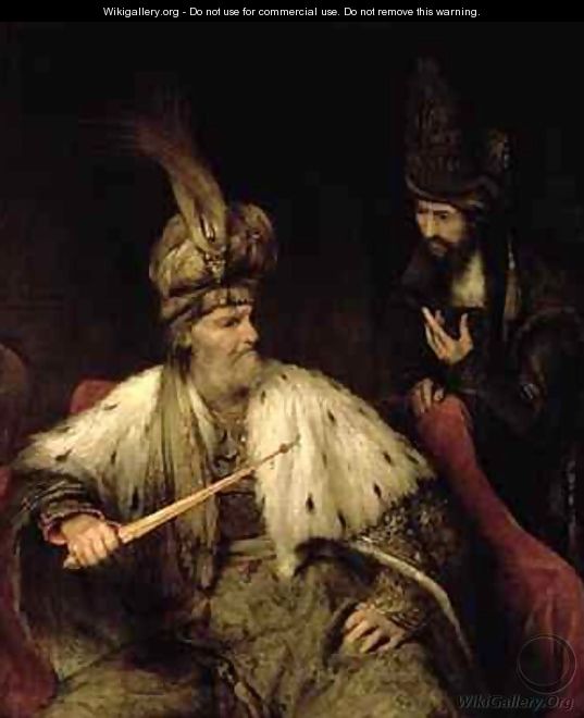 Ahasuerus and Haman - Aert De Gelder