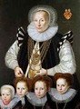 A Pair of Family Portraits - Gortzius Geldorp