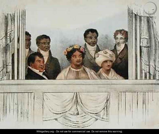 Their Majesties King Rheo Rhio Queen Tamehamalu Madame Poki of the Sandwich Islands and suite as they Appeared at the Theatre Royal Drury Lane - John W. Gear