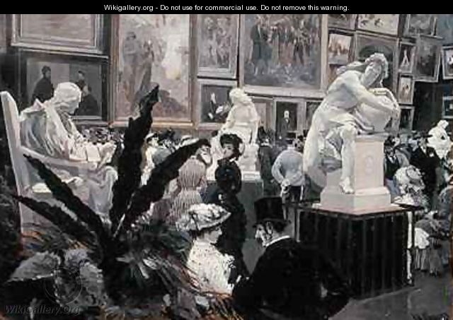 At the Vienna International Art Exhibition of 1882 - Wilhelm Gause
