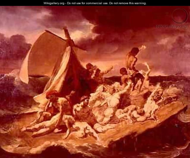 Second study for the Raft of the Medusa - Theodore Gericault