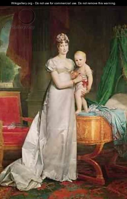Marie Louise 1791-1847 and the King of Rome 1811-32 - Baron Francois Gerard