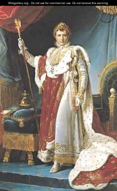 Napoleon I in his coronation robe - Baron Francois Gerard