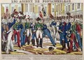 Napoleon I 1769-1821 Bidding Farewell to the Imperial Guard in the Cheval Blanc Courtyard at the Chateau de Fontainebleau - Francois Georgin
