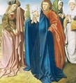The Virgin Mary with St John the Evangelist and the Holy Women right wing from the Triptych of the Crucifixion - Gerard David