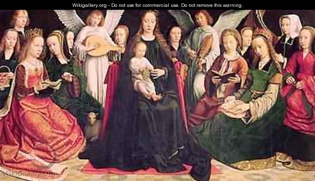 Virgin and Child with Saints 2 - Gerard David