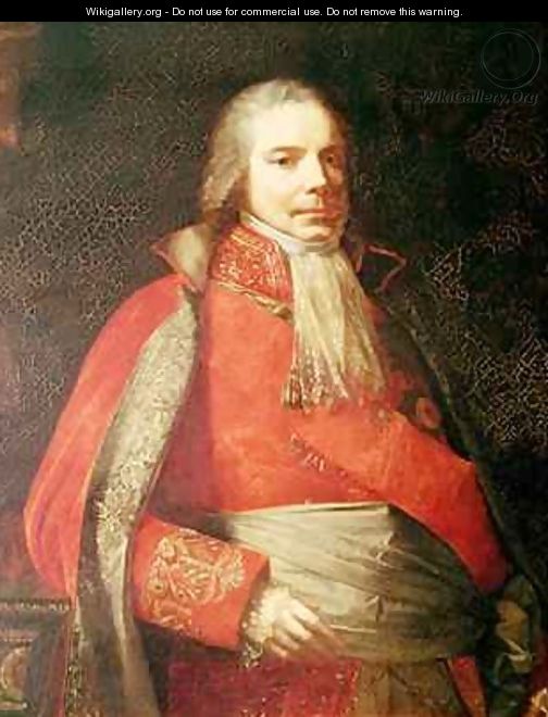 Portrait of Charles Maurice de Talleyrand Perigord 1754-1838 early 19th century - Baron Francois Gerard